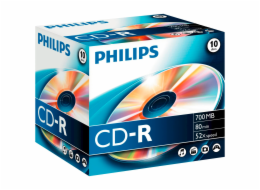 1x10 Philips CD-R 80Min 700MB 52x JC