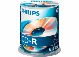 1x100 Philips CD-R 80Min 700MB 52x SP
