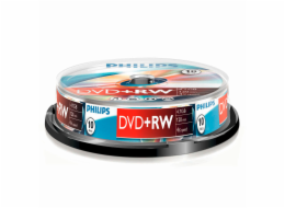 1x10 Philips DVD+RW 4,7GB 4x SP