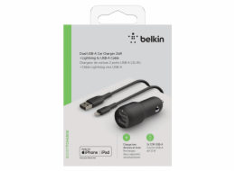 Belkin USB-A autonabijecka, 24W 1m Lightning-Kabel  CCD001bt1MBK