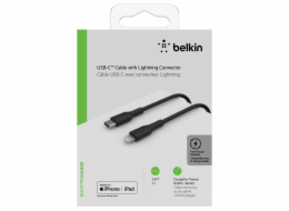 Belkin Lightning/USB-C kabel 1m PVC, mfi cert. cerny