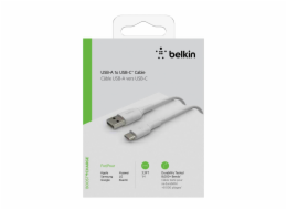 Belkin USB-C/USB-A kabel 1m PVC, bila CAB001bt1MWH