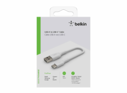 Belkin USB-C/USB-A kabel 15cm PVC, bila CAB001bt0MWH