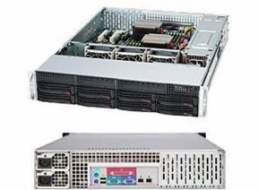 SUPERMICRO 2U chassis 8x 3,5" HS SAS3/SATA, 2x800W (80PLUS Titaninum) 