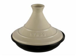 Staub Tajine hrnec 20cm kulaty kremovy litina