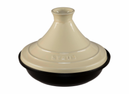 Staub Tajine hrnec 28cm kulaty kremovy litina