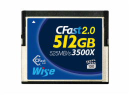 Wise CFast 2.0 Card 3500x  512GB blue
