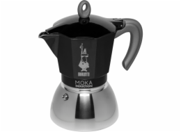 Bialetti MOKA na 6 sálku černá vhodná pro indukci