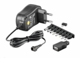 Goobay Univerzální napájecí adaptér 230V/3-12V stejnosměrný 600mA
