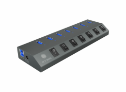 RaidSonic IB-HUB1701-C3 7 port USB 3.0 Type-A hub 60838