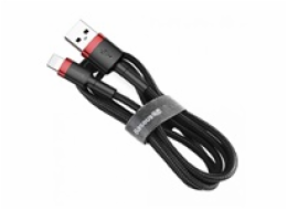 Kabel USB Baseus USB-A - Lightning 3 m Czarno-czerwony (CALKLF-R91)