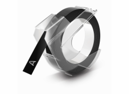 Dymo 3D Label Tape 9 mm x 3 m Plastic glossy black