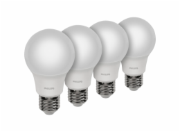 Philips LED lampa E27 set 4 ks. 8W (60W) 2700K 806lm