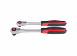 KS Tools SlimPOWER Reversible Ratchetn Set, 2-pcs 1/4 + 1/2