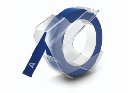 Dymo 3D Label Tape 9 mm x 3 m Plastic glossy blue