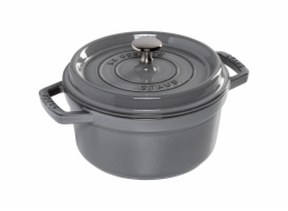 Staub La Cocotte 20cm round, Graphite grey, Cast Iron