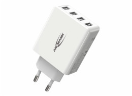 Ansmann Home Charger HC430 4xUSB 3000mA bílá nabíjecka