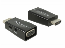 Adapter HDMI-A Stecker > VGA Buchse mit Audio