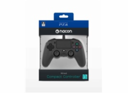 Nacon Wired Compact Controller, pro PS4, černý