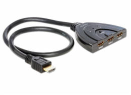DeLOCK Switch HDMI-A Stecker > 3x HDMI-A Buchse, HDMI Switch
