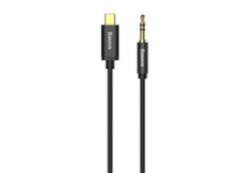 Baseus Yiven Series audio kabel USB-C / 3,5mm Jack 1,2m, černá