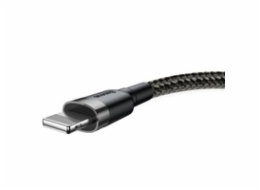 Baseus datový kabel Cafule Lightning 0,5m 2,4A šedo-černý