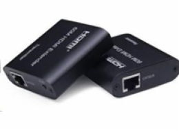 PREMIUMCORD HDMI extender na 60m FULL HD 1080p přes jeden kabel Cat5e/6/6a/7, EDID nastavení