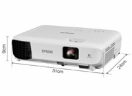 EPSON projektor EB-E10, 1024x768, 3600ANSI, 15000:1, USB, VGA, HDMI