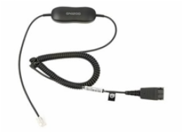Jabra Smart Cord, QD-RJ9/10, 0,7-2m, coiled