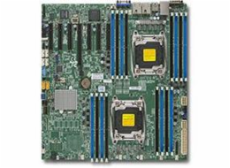SUPERMICRO MB 2xLGA2011-3, iC612 16x DDR4 ECC R,10xSATA3 (PCI-E 3.0/2,4,1(x16,x8,x4),2x 10GbE LAN,IPMI