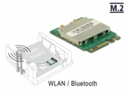 DeLOCK M.2 Modul - WLAN+ Bluetooth 4.0, LAN-Adapter