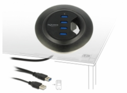Delock Stolní Hub USB 3.0 4-portový