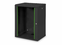 Digitus Nástěnná skříňka 16U, Unique Series 820x600x450 mm, barva černá (RAL 9005)
