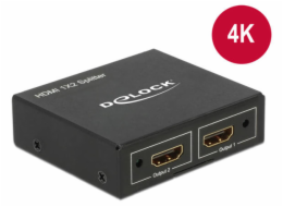 DeLOCK rozbočovač HDMI zásuvka > 2x HDMI zásuvka 4K, HDMI rozbočovač