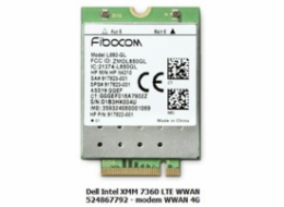 Dell 555-BFKO DELL Intel XMM 7360 LTE-Advanced/ LTE 4G/ 3G/ modem pro notebooky Latitude 5300/ 5400/ 5500