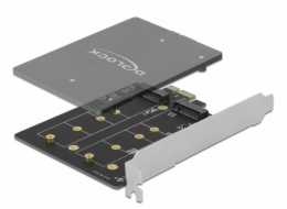 DeLOCK PCI Express x1 karta na 2 x interní M.2 Key B, adaptér