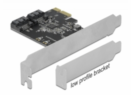 Delock Karta PCI Express SATA se 2 porty - Low Profile