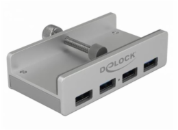 DeLOCK Externer USB 3.0 4 Port Hub mit Feststellschraube, USB-Hub
