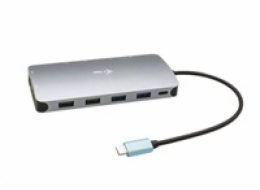 Dokovací stanice i-Tec USB-C Metal Nano 3x Display Docking Station, Power Delivery 100 W C31NANODOCKPROPD