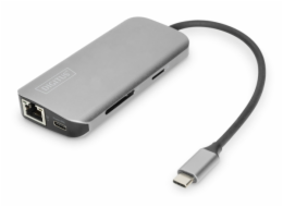 DIGITUS Universal Dockingstation USB-C, 8 Port