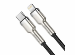Baseus Cafule Series nabíjecí / datový kabel USB-C na Lightning PD 20W 0.25m, černá