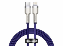 Kabel USB-C pro Lightning Baseus Cafule, PD, 20W, 1m (zelený)