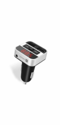 CONNECT IT InCarz Bluetooth transmitter, 2x USB 3,1A, stříbný