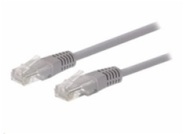 C-TECH kabel patchcord Cat5e, UTP, šedý, 5m