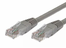 Kabel Patchcord miedziany kat.6A RJ45 UTP 2m. szary