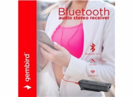 GEMBIRD, Adapter USB Bluetooth v4.2, stereo audio receiver, černý