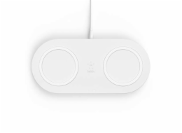Belkin BOOST CHARGE Qi Duální 10W Bezdrátová plochá nabíječka, bílá