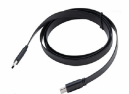 AKASA kabel PROSLIM, USB 3.1 Gen2 Type-C na Type-C, 10Gbps, 4K, Fast Charge 3A/5V, 1M