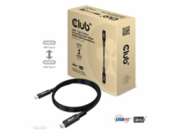 Club3D Kabel USB4 Type-C Gen3x2, Bi-Directional Cable 40Gbps 8K60Hz, 100W PowerDelivery M-M, 0.8m - 2.62ft