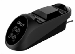 iPega dokovací stanice 9180 Double Charger pro gamepady PS4, černá